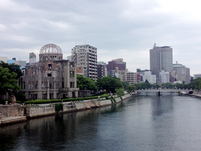 Riverside park in Hiroshima Town
